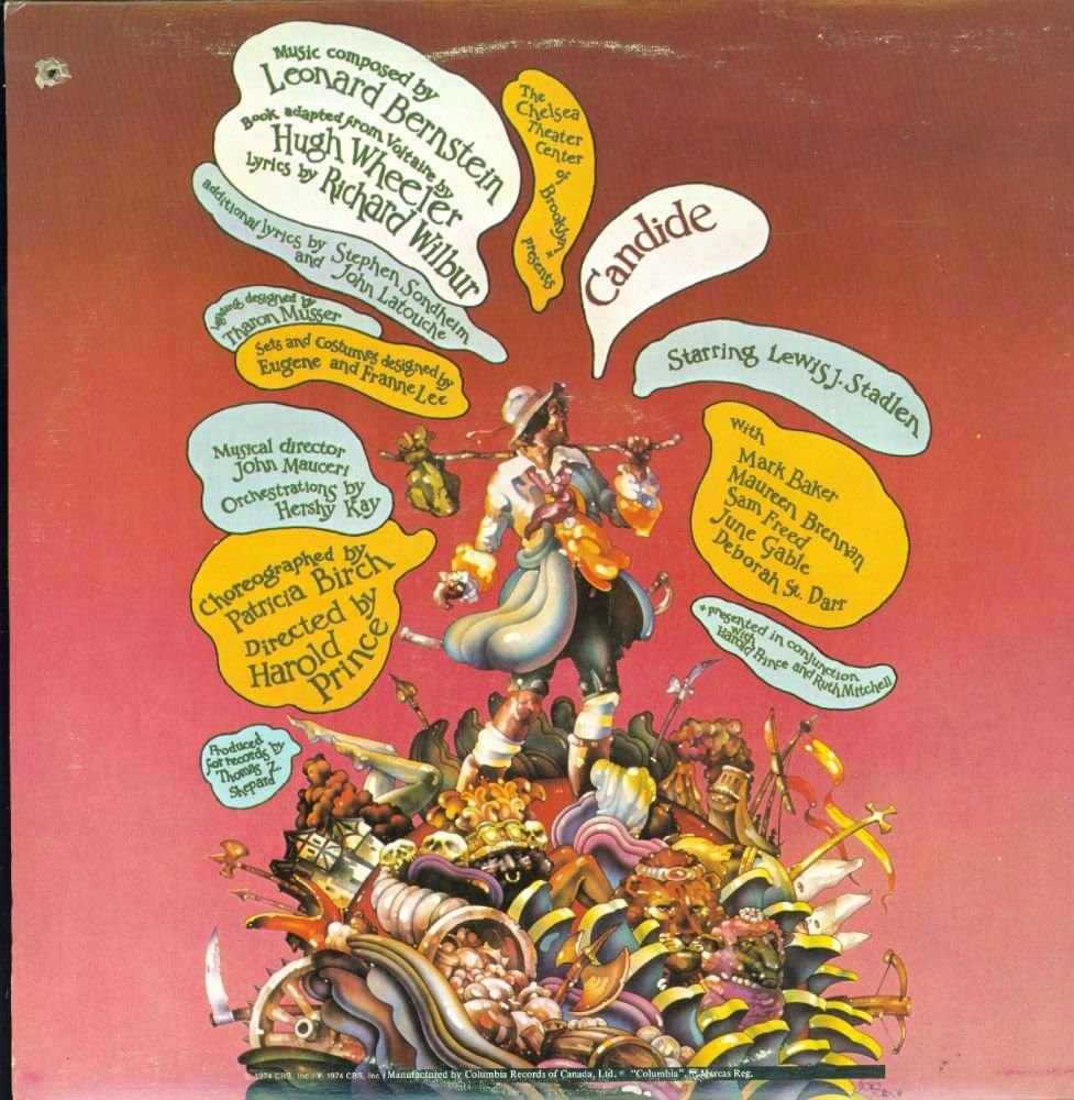 Amazon.com: Candide (Leonard Bernstein) VINYL LP - Columbia